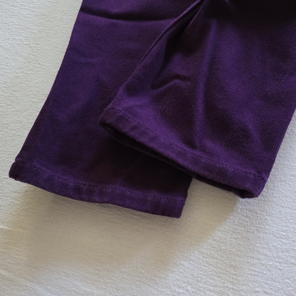 Vintage Purple Straight Leg London Jean 100% Cotton Denim Midrise Mom Jeans - Picture 9 of 10